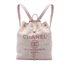 Chanel Tweed Deauville Drawstring Backpack Secondhand