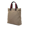 Gucci GG Canvas Web Vertical Tote Secondhand