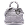 Dior Medium Lambskin Cannage Polochon Granville Satchel Secondhand