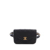 Chanel CC Quilted Lambskin Flap Belt Bag Secondhand
