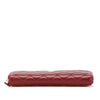 Chanel CC Quilted Caviar Zip Around Long Wallet Secondhand