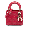 Dior Micro Lambskin Cannage Lady Dior Secondhand