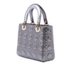 Secondhand Dior Small Metallic Lambskin Cannage My ABCDior Lady Dior