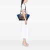 Celine Medium Tricolor Calfskin and Suede Trapeze Satchel Secondhand