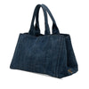 Prada Denim Canapa Logo Tote Secondhand