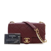 Chanel Mini Quilted Calfskin Crystal Pearls Chain Flap Secondhand