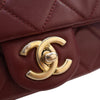 Chanel Mini Quilted Calfskin Crystal Pearls Chain Flap Secondhand