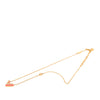 Louis Vuitton Gold Plated Resin Essential V Necklace Secondhand