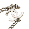 Secondhand Chanel Silver Plated and Enamel CC Chain Link Belt