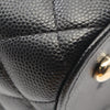 Chanel CC Quilted Caviar Top Handle Vanity with Chain Secondhand