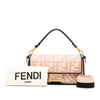 Fendi Zucca Embroidered Baguette Satchel Secondhand