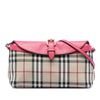 Burberry Haymarket Check Canvas Leah Crossbody Secondhand