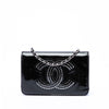 Chanel CC Patent Strass Embellished Wallet On Chain Secondhand