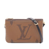 Louis Vuitton Monogram Giant Reverse Double Zip Pochette Secondhand
