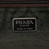 Prada Cinghiale Trimmed Canvas Canapa Bauletto Bag Secondhand
