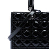 Dior Large Patent Cannage Lady Dior Secondhand