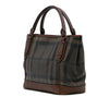 Burberry Smoked Check Coated Canvas Handbag Secondhand