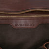 Burberry Smoked Check Coated Canvas Handbag Secondhand