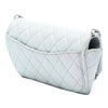 Chanel CC Quilted Iridescent Lambskin Glasses Case with Chain Secondhand