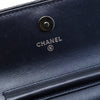 Secondhand Chanel CC Chevron Lambskin Studded Wallet On Chain