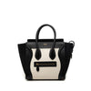 Celine Micro Bicolor Nubuck and Drummed Calfskin Luggage Tote Secondhand
