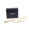 Chanel Gold Plated Quilted CC Pendant Necklace Secondhand