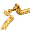 Secondhand Chanel Gold Plated Hoop Push Back Earrings