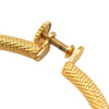 Secondhand Chanel Gold Plated Hoop Push Back Earrings