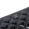 Chanel Medium Quilted Patent O Case Clutch Secondhand
