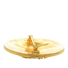 Chanel CC Gold Plated Medallion Pin Brooch Secondhand