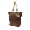 Gucci Metallic Calfskin Capri Chain Tote Secondhand