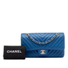 Secondhand Chanel Medium Classic Chevron Lambskin Double Flap