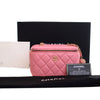 Chanel Small Quilted Lambskin Pearl Crush Vanity Case with Chain Secondhand