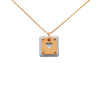 Hermès Small Rose Gold Plated Swift As de Coeur Pendant Necklace Secondhand