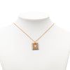 Hermès Small Rose Gold Plated Swift As de Coeur Pendant Necklace Secondhand