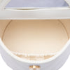 Chanel CC Quilted Lambskin Top Handle Round Vanity Case with Chain Secondhand