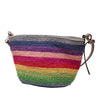 LOEWE Paulas Ibiza Anagram Raffia Rainbow Pochette Crossbody Secondhand