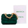 Bottega Veneta Suede Intrecciato Padded Chain Cassette Satchel Secondhand