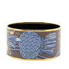 Secondhand Hermès Extra Wide Brandebourgs Enamel Bangle 70