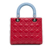 Dior Medium Tricolor Lambskin Cannage Lady Dior Secondhand