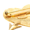 Chanel Gold Plated CC Arrow and Heart Brooch Secondhand