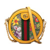 Secondhand Gucci Mini GG Supreme Flora Ophidia Round Crossbody