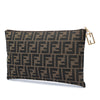 Fendi Medium FF Jacquard Flat Baguette Pouch Secondhand