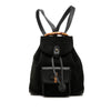 Gucci Suede Bamboo Drawstring Backpack Secondhand