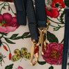 Gucci Medium Canvas Flora Satchel Secondhand