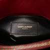 Saint Laurent Medium Calfskin and Suede Chevron Monogram College Satchel Secondhand