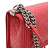 Chanel Medium Chevron and Diamond Quilted Lambskin Boy Flap Secondhand