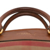 Burberry Medium Mega Check Canvas Bloomsbury Saddle Satchel Secondhand