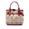 Burberry Haymarket Check Coated Canvas Golderton Satchel Secondhand