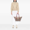 Burberry Medium Haymarket Check Coated Canvas Salisbury Tote Secondhand